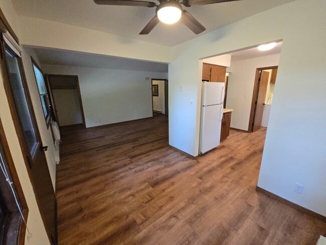 View from dining into living, kitchen - 141 Maple Ave S