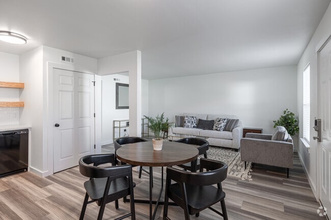 2BR, 1BA - 860 SF - Dining Area - ARGWF Greenway Flats
