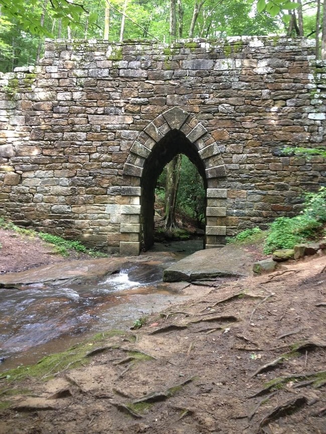 Built in 1820, Poinsett Bridge is the oldest bridge in the state