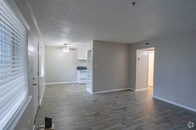 2BR, 1BA - 870SF Living and Dining Room - Christopher Place Apartments