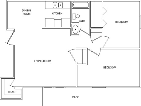 Floorplan - Garden Apartment Building