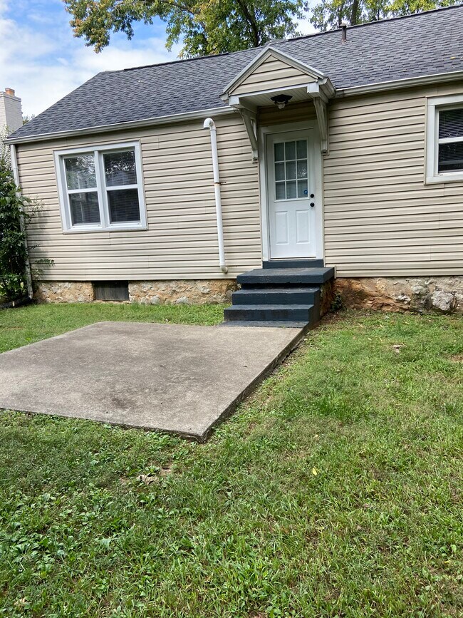 Rear patio - 906 Kenton St