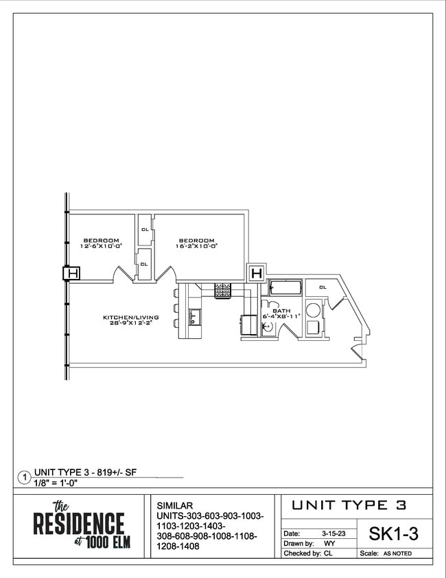 Interior Photo - The Residence at 1000 Elm