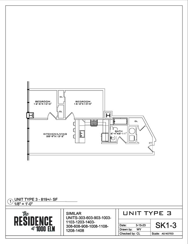 Interior Photo - The Residence at 1000 Elm