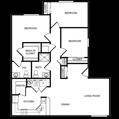 2BR/1.5BA - Lofts At Hoover