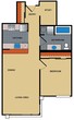 Ellipse 1 Bedroom + Den