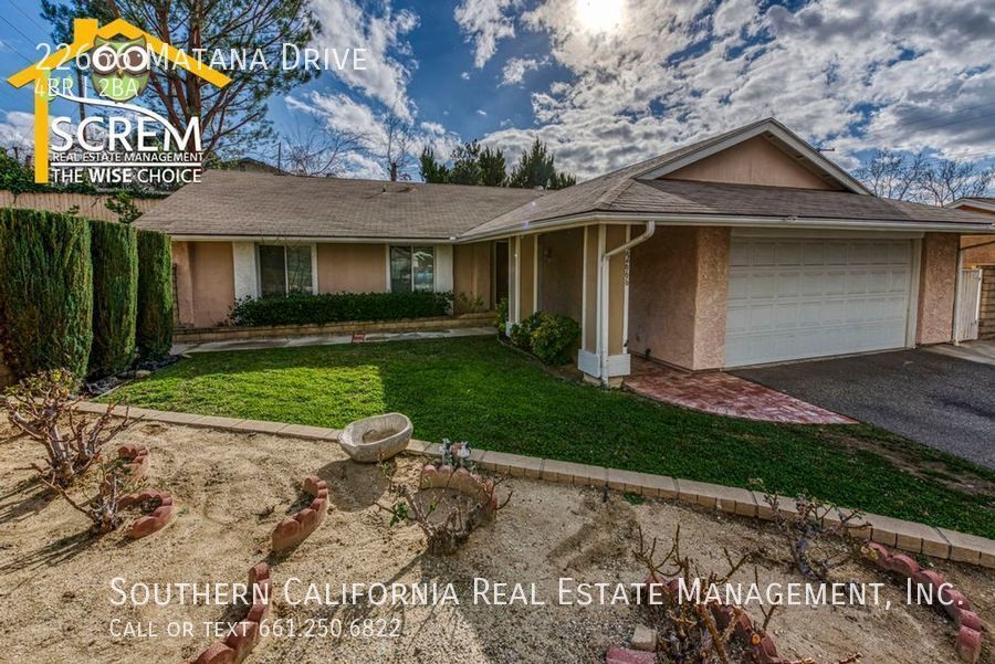 Single Story Four Bedroom House in Saugus House for Rent in Santa Clarita, CA