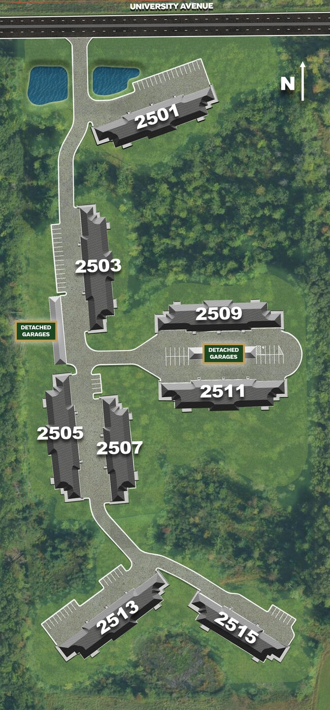 Site Plan of The Reserve Marinette - The Reserve Marinette