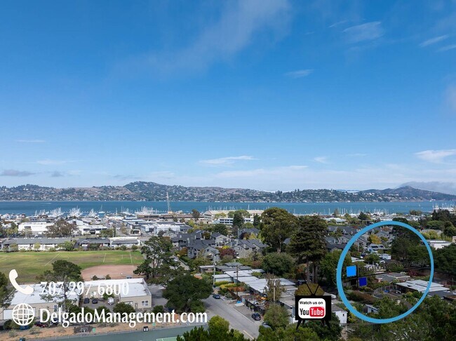 Foto del edificio - Sausalito living in this 2bd/2ba hillside ...