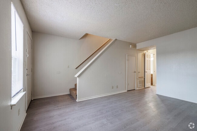 2BR, 1.5BA - 1085SF - Living Room - Belmont Park Townhomes