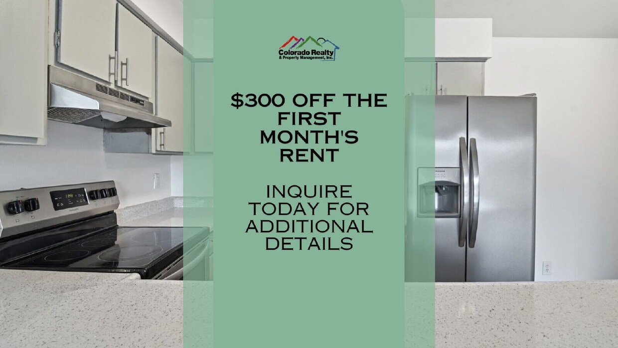 $1,140.95 with $300 off the first month's rent, 1 Bed - 1 Bath, Condo in Denver with Easy Access ... - $1,140.95 with $300 off the first month's rent, 1 Bed - 1 Bath, Condo in Denver with Easy Access ...