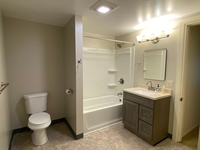 Large, recently rmodeled bathroom - 402 Bowerman Rd