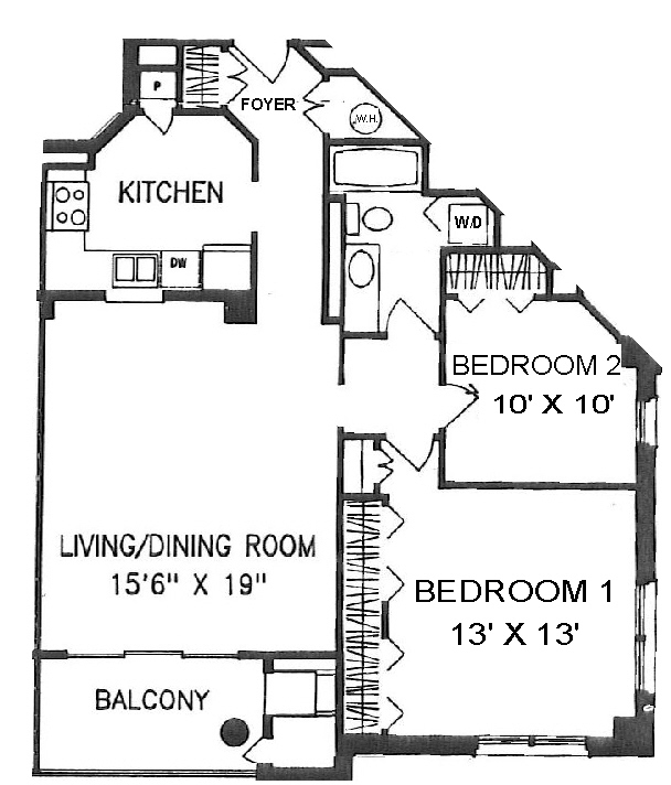 Plano de planta - 545 E Braddock Rd