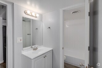 1BR, 1BA - 650SF - Bathroom - Radius Apartments