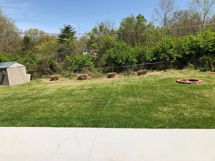Private yard that backs to green space. - 1239 Dorne Dr