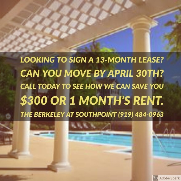 The Berkeley At Southpoint Rentals Durham, NC