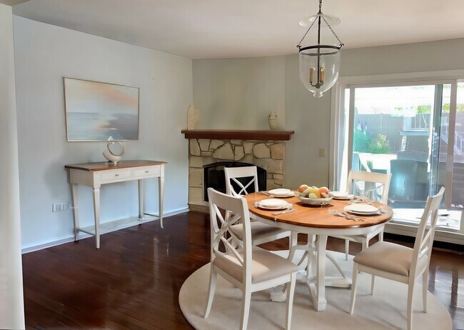 Dining Area with Fireplace - 5031 San Julio Ave