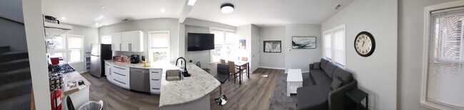 Panoramic Image of the common living space (First Floor) - 615 W Clements Bridge Rd