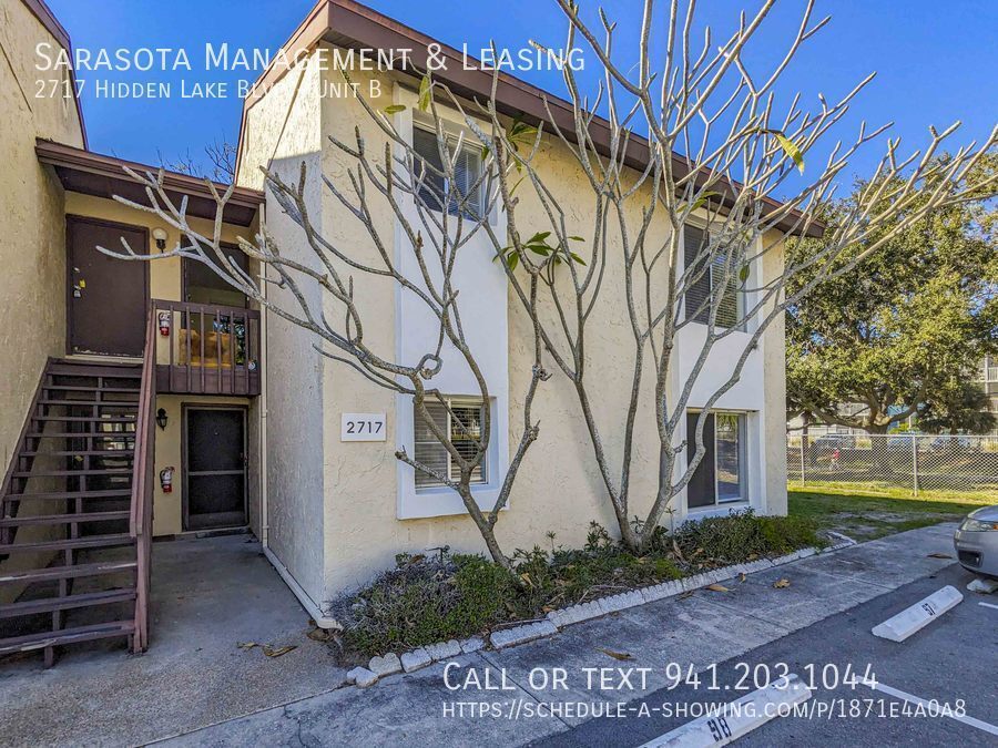 2717 Hidden Lake Blvd Unit B, Sarasota, FL 34237 Condo for Rent in