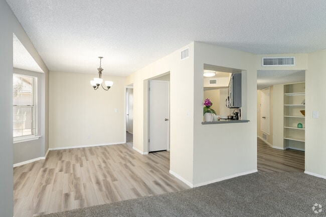 3BR, 2BA - 1,251SF - Dining Room - The Bartlett Apartment Homes