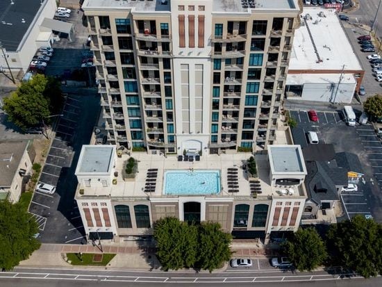 Aerial View of The Rhythm - 1510 Demonbreun St