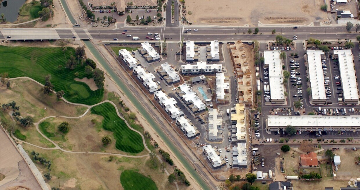 Aerial Photo - Canal on Baseline