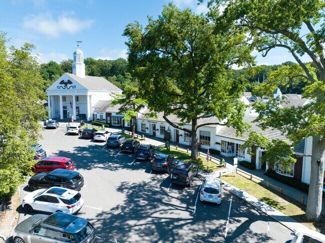 The heart of Stony Brook is Stony Brook Village Center.