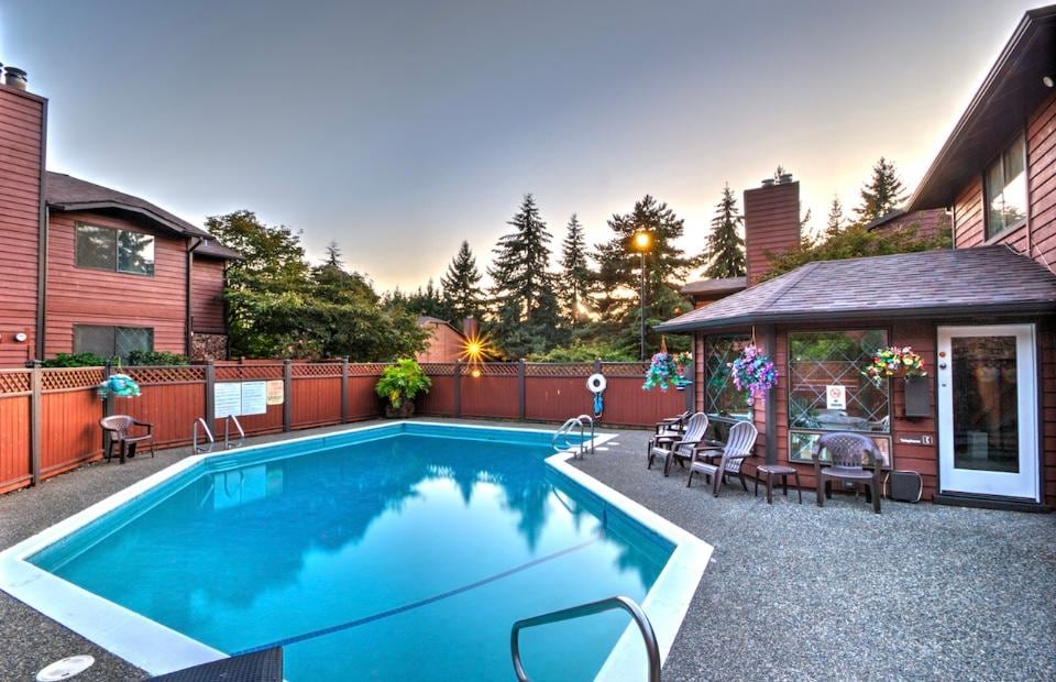 pool with the club house - 1726 157th Ave NE
