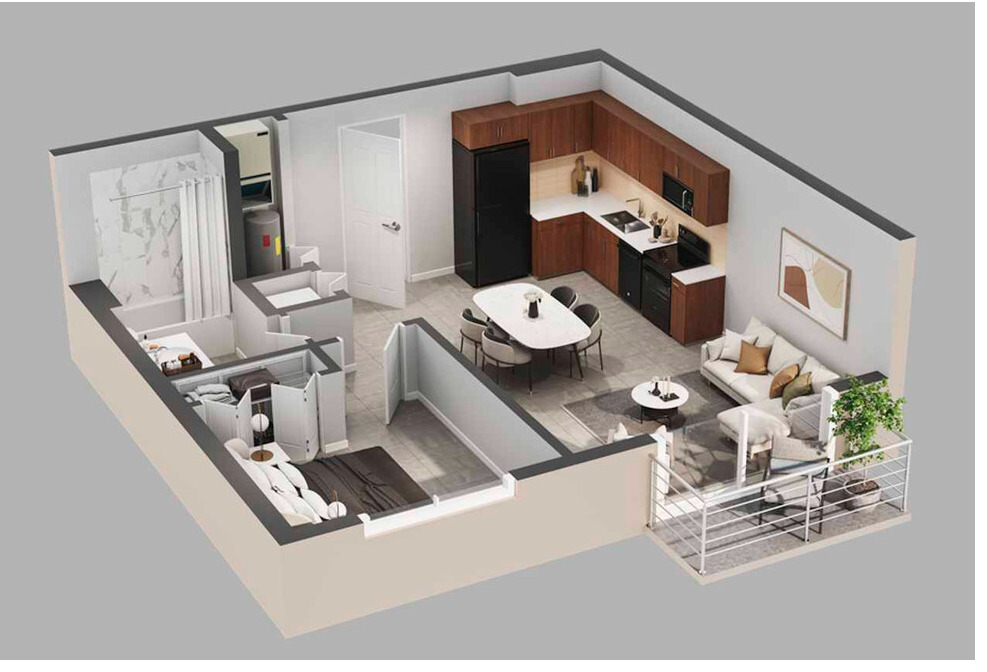 Plano de planta - Cannery Row at Redlands Crossing - Senior 62+