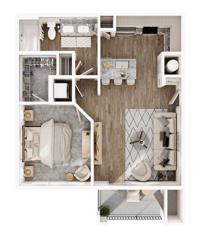 Floorplan - Argento at Three86