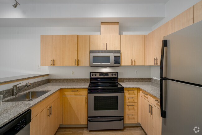 Abierto 1HAB, 1BA - 680SF - Cocina - Helix Ellipse