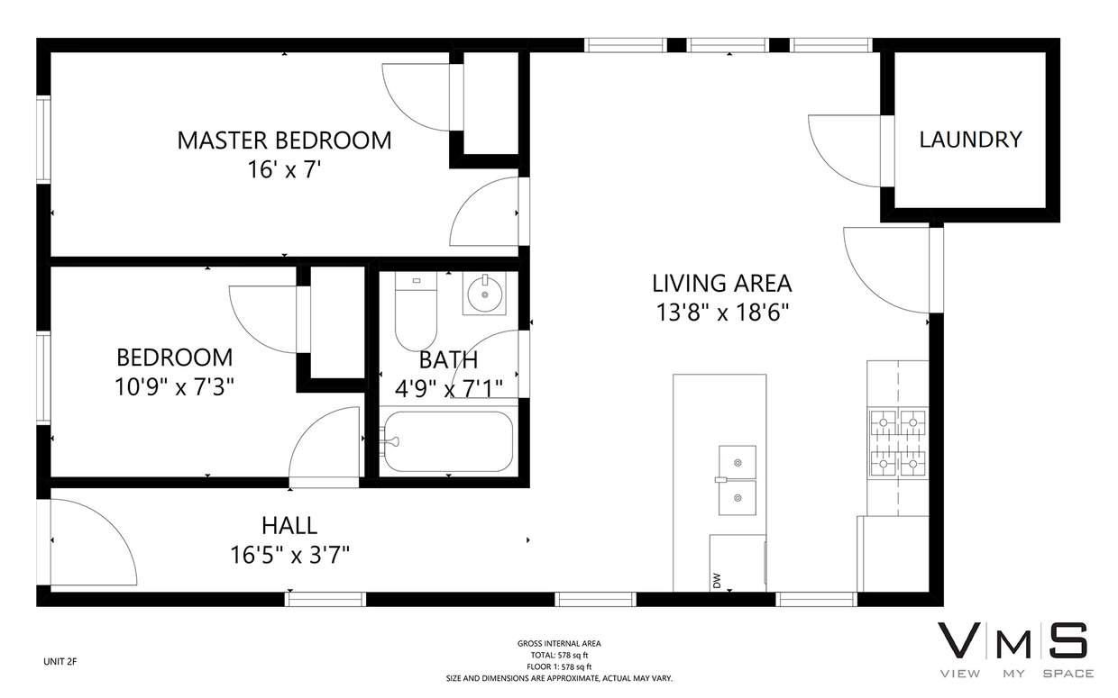 Floor Plan - 2440 W 24th Pl
