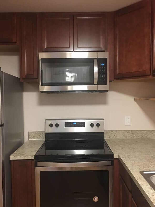 Renovated kitchen with stainless steel appliances - 500 N NATIONAL Ave