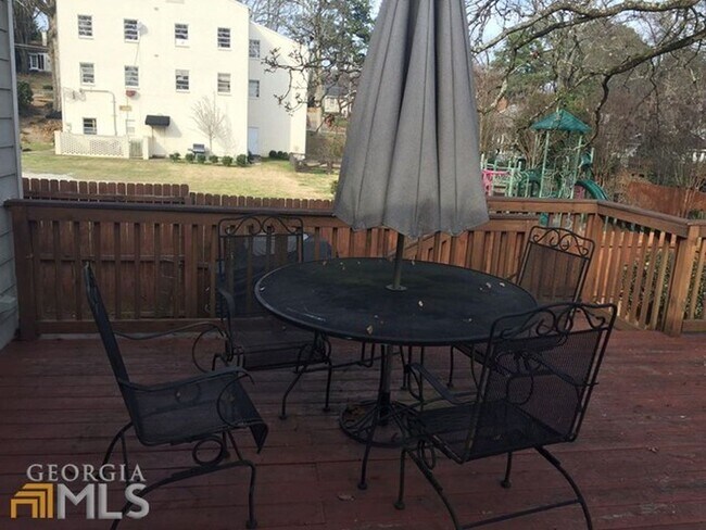 Deck with view of community park and garden - 1479 Groveland Ave NW