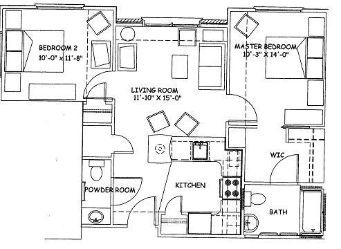 2HAB/1.5BA - Gum Springs Glen