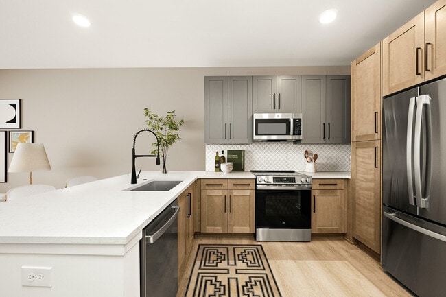 Elevated kitchens wtih stainless steel appliances - Laurent