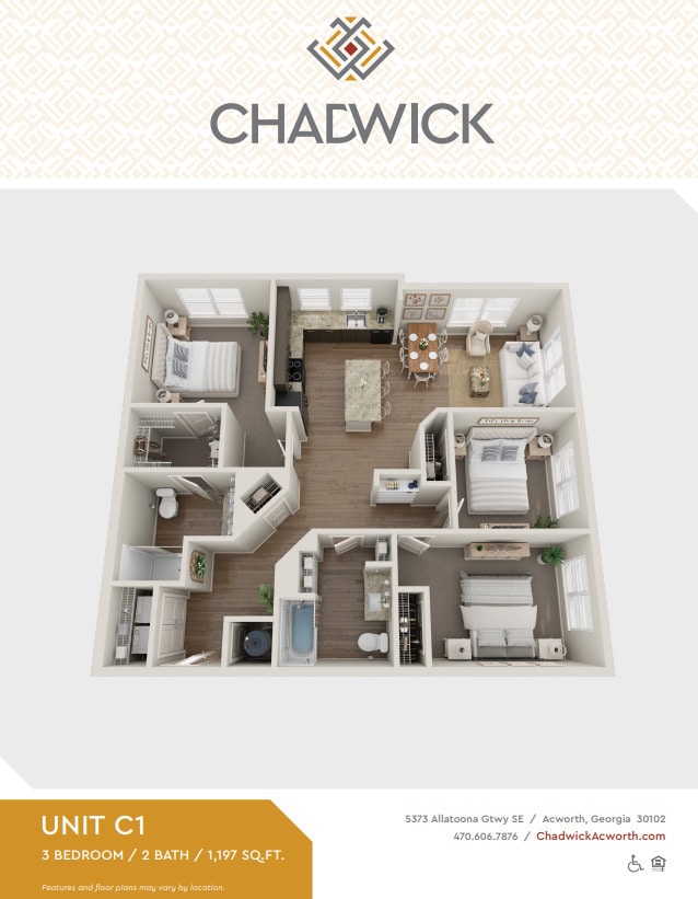 The Chadwick Apartments in Acworth, GA