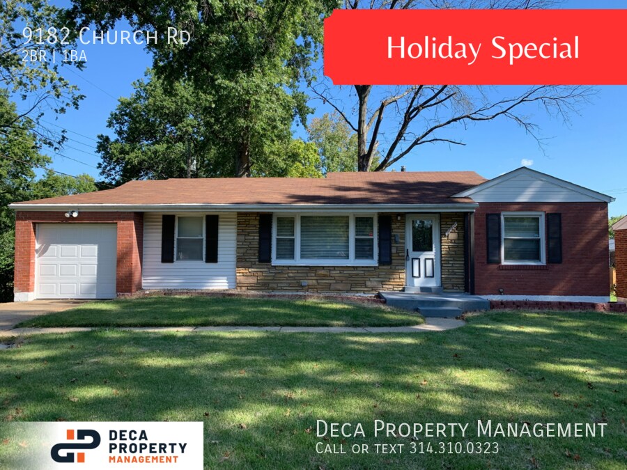 2 Bedroom House House Rental in St. Louis, MO