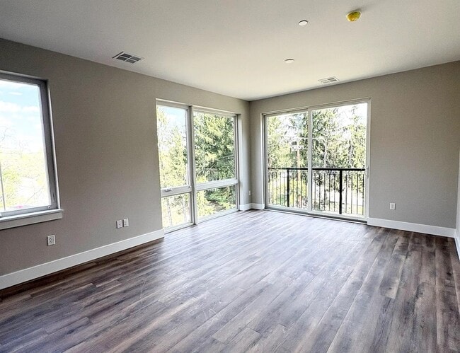 1-Bedroom - Corner Unit Living Room - Mcknight Flats