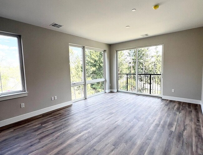 Apartamento de 1 dormitorio - Unidad de esquina con sala de estar - Mcknight Flats