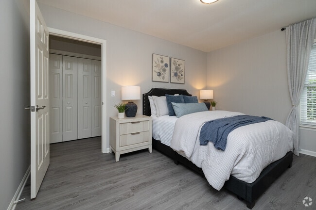 2BR, 2BA - 740SF - Bedroom - Sylvara Anderson 55+ Active Adult Living