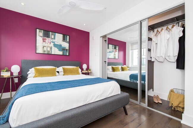 Bedrooms with furnished closet - 3900 City Ave
