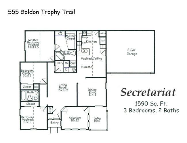 Plano de planta - 555 Goldon Trophy Trl