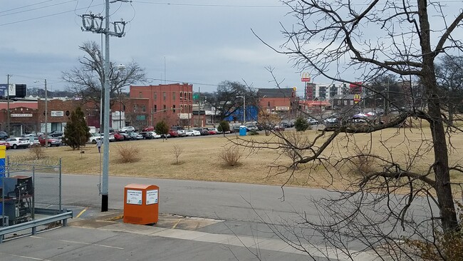 View of Charlotte Pike from back deck entry - 5000 Park Ave