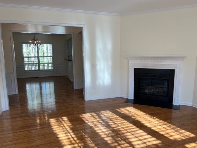 Large Living Area with Gas Fireplace - 3338 Chastain Gardens Dr NW