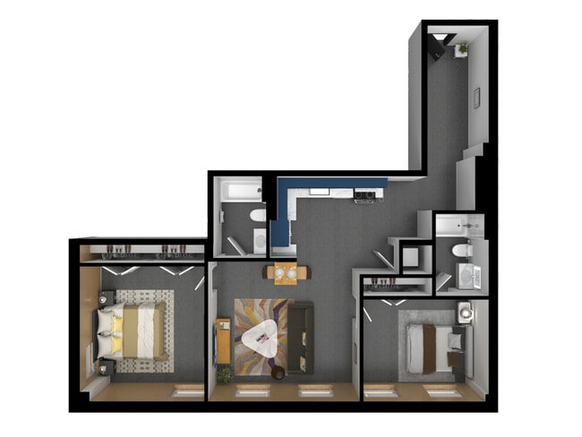 B2- 2 BR - Model Tobacco Lofts
