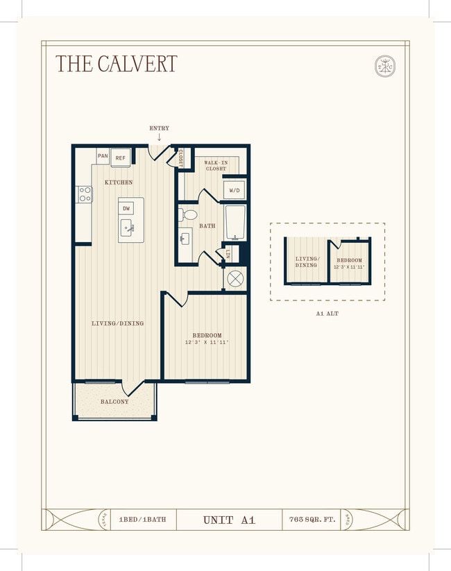 Floorplan - The Calvert