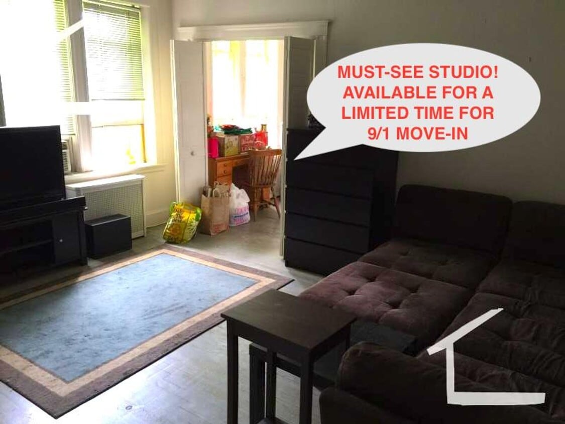 Primary Photo - Beautiful Brighton Studio on Green Line- H...