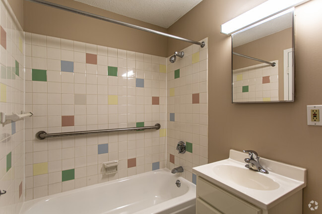 Studio -380 sf Bathroom - Fairweather Apartments (Age 62+ Community)