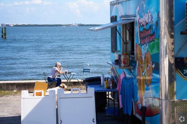 Fredgies is a popular spot to have a hotdog right on the water in Jensen Beach.